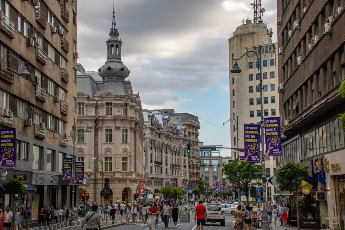 bucharest,,romania, ,june,19th,2022:,calea,victoriei,during,car free