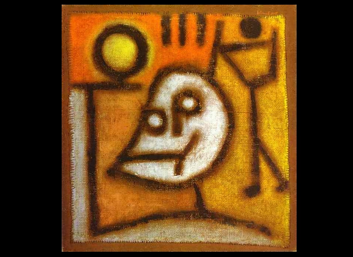 death and fire, paul klee