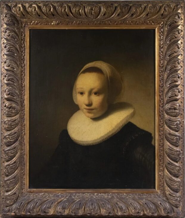 portrait of girl, after rembrandt