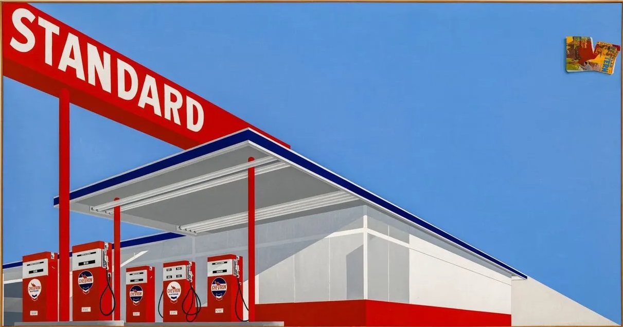 ed ruscha, standard station 64, christies