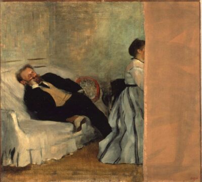 edgar degas domnul și doamna manet, 1866