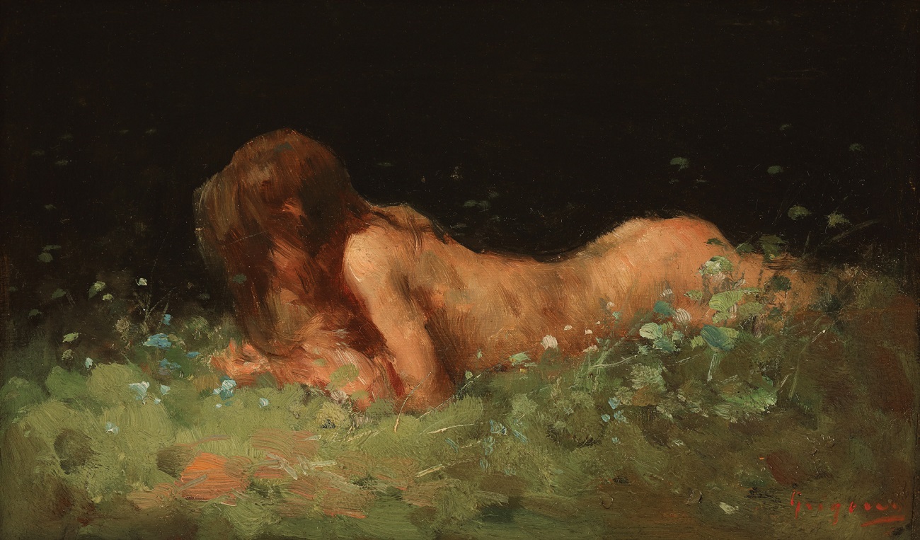 nimfă în iarbă, nicolae grigorescu, artmark