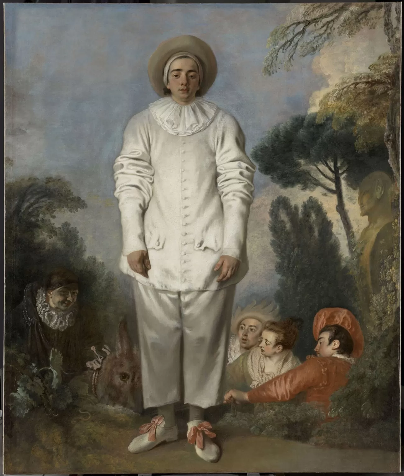 pierrot antoine watteau musee de louvre