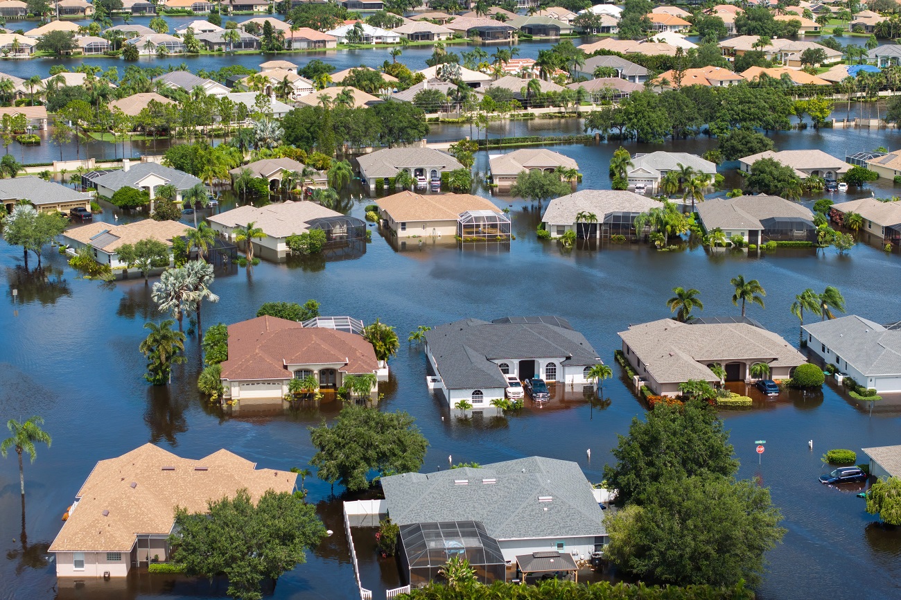 flooded,houses,from,hurricane,debby,rainfall,water,in,laurel,meadows