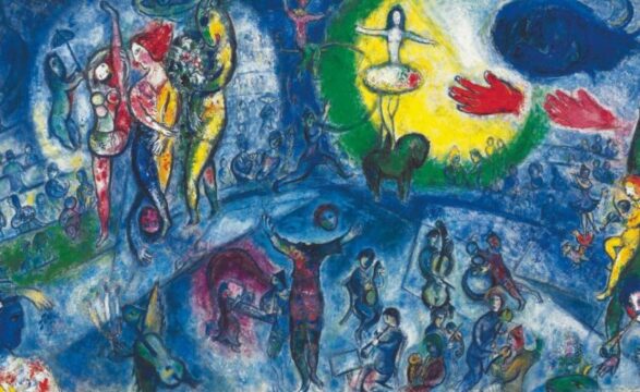 marc chagall, circul mare, 1956