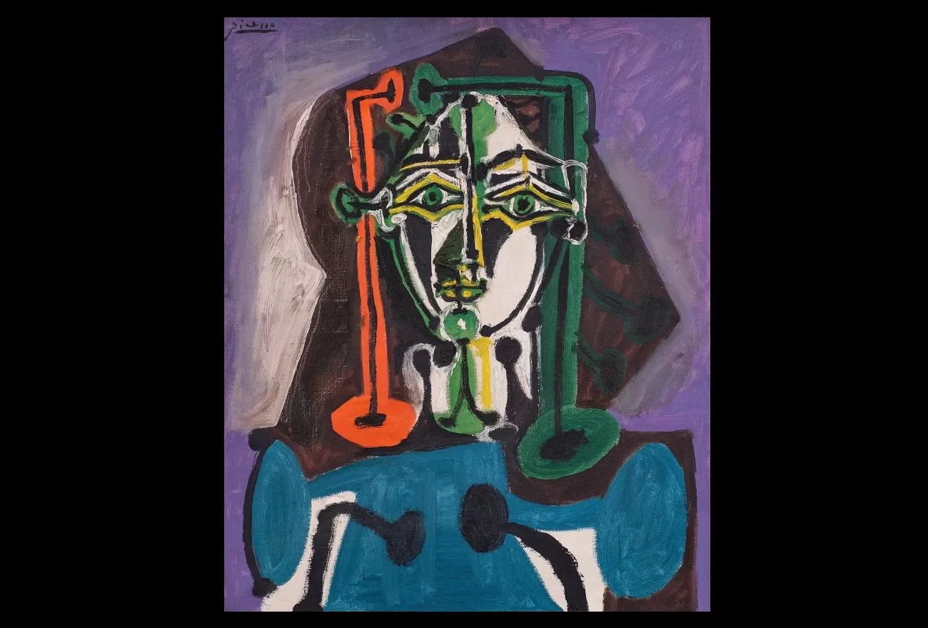 pablo picasso, buste de femme, 1949