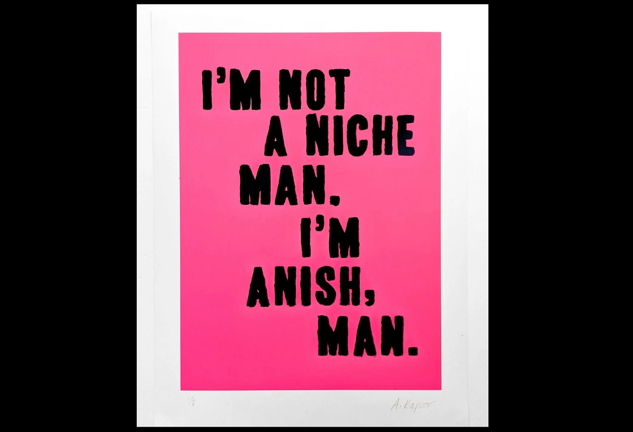 stuart semple, not a niche man (2024), anish kapoor