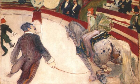 toulouse lautrec, călăreață la circul fernando, c. 1887 1888