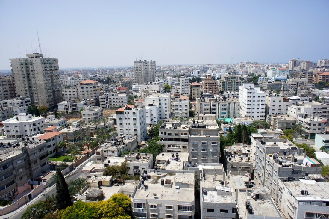 view,of,the,city,of,gaza,,palestine