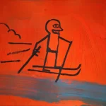 jean michel basquiat, skifahrer