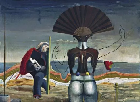 max ernst, femeia, bătrânul și floarea, 1923