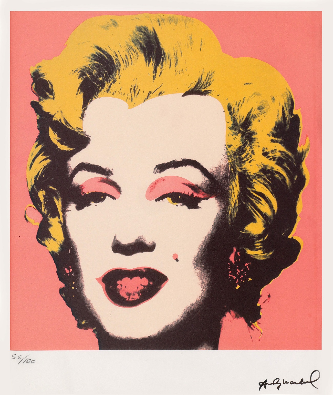 andy warhol, cromolitografie marilyn monroe