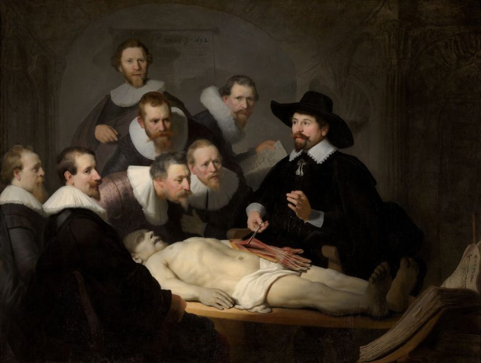 rembrandt the anatomy lesson of dr nicolaes tulp