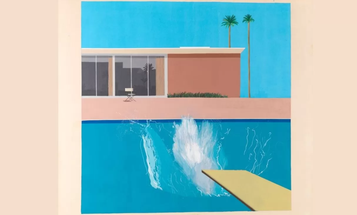 david hockney a bigger splash, 1967