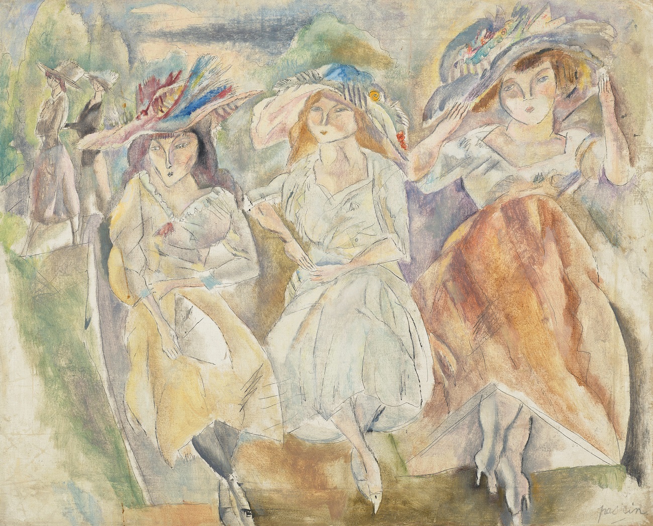 record bulgaria, artmark, jules pascin hermine david si prietenele