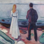 munch, two human beings, harvard art museums