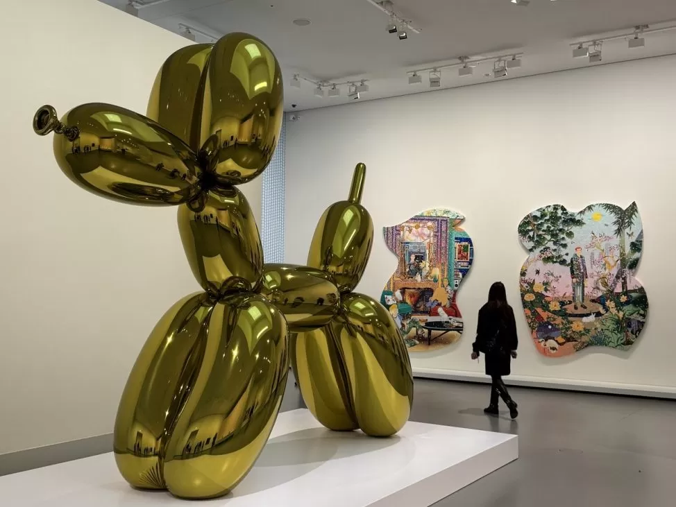 jeff koons fondation louis vuitton