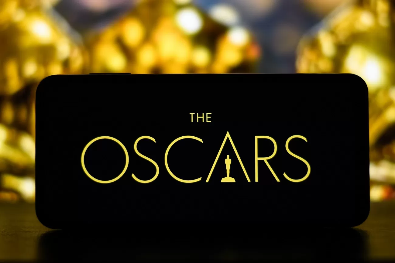 oscars,(academy,awards),logo,stock,image.,it,is,an,annual