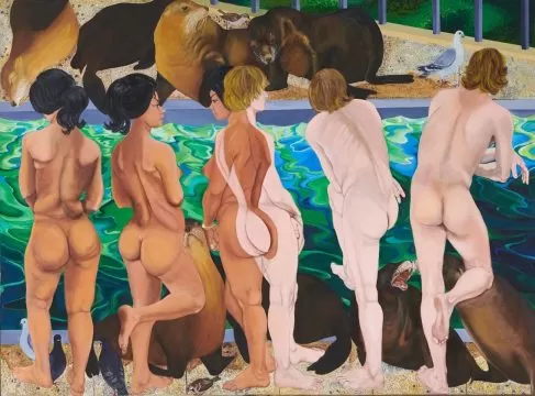 martha edelheit, seals, central park zoo (1970 1971), eric firestone gallery
