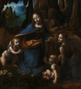 the virgin on the rocks, leonardo da vinci, national gallery