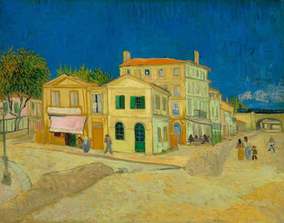 the yellow house the street van gogh, mfa