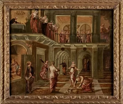 tintoretto’s wise and foolish virgins, national trust images, james dobson