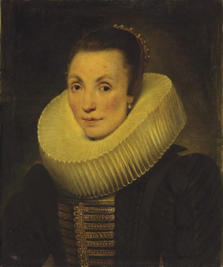 cornelis de vos portrait of a lady, nivaagaard collection