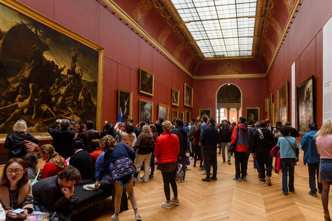 paris, ,april,2,,2018:,louvre,,the,world's,largest,art