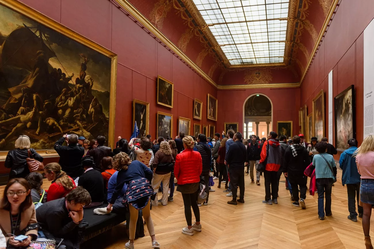 paris, ,april,2,,2018:,louvre,,the,world's,largest,art