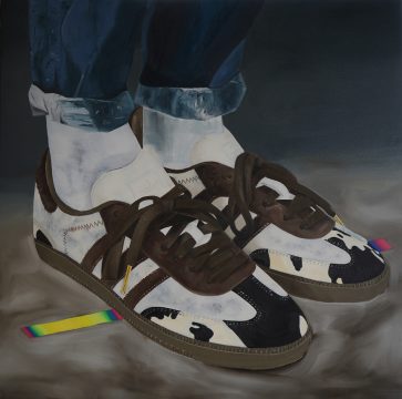 premiul i stefania ciobanu it’s better this way 100x100 ulei pe panza