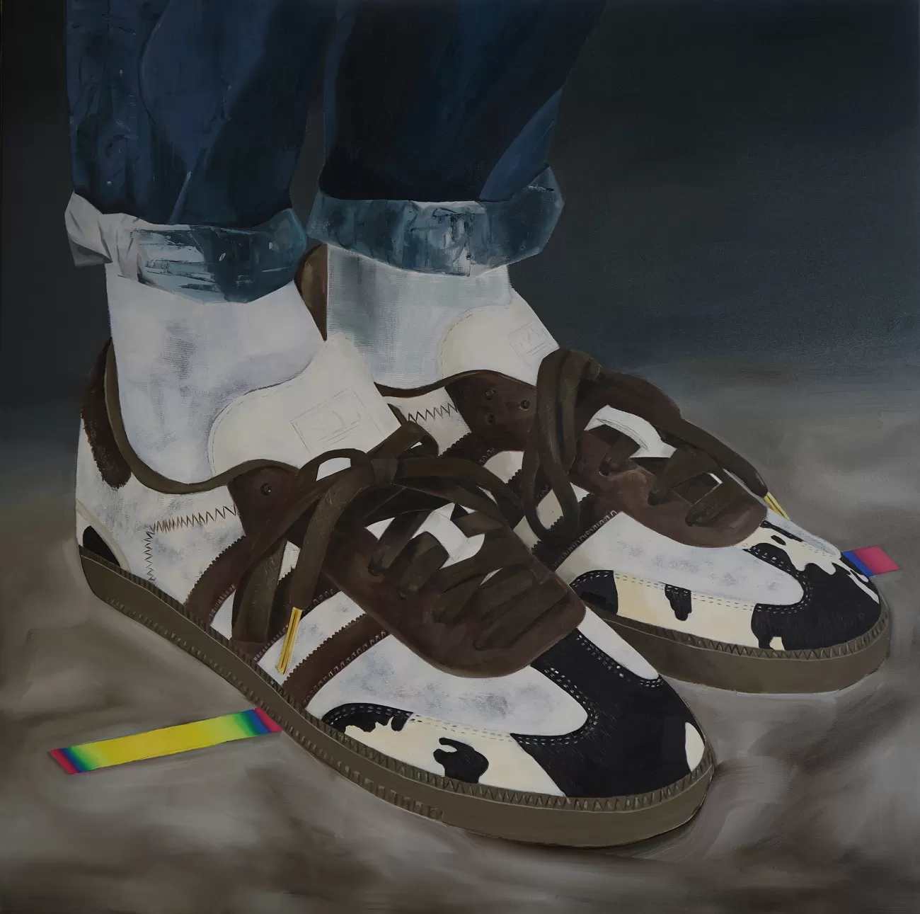 premiul i stefania ciobanu it’s better this way 100x100 ulei pe panza