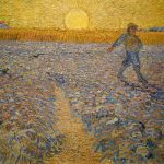 the sower at sunset van gogh