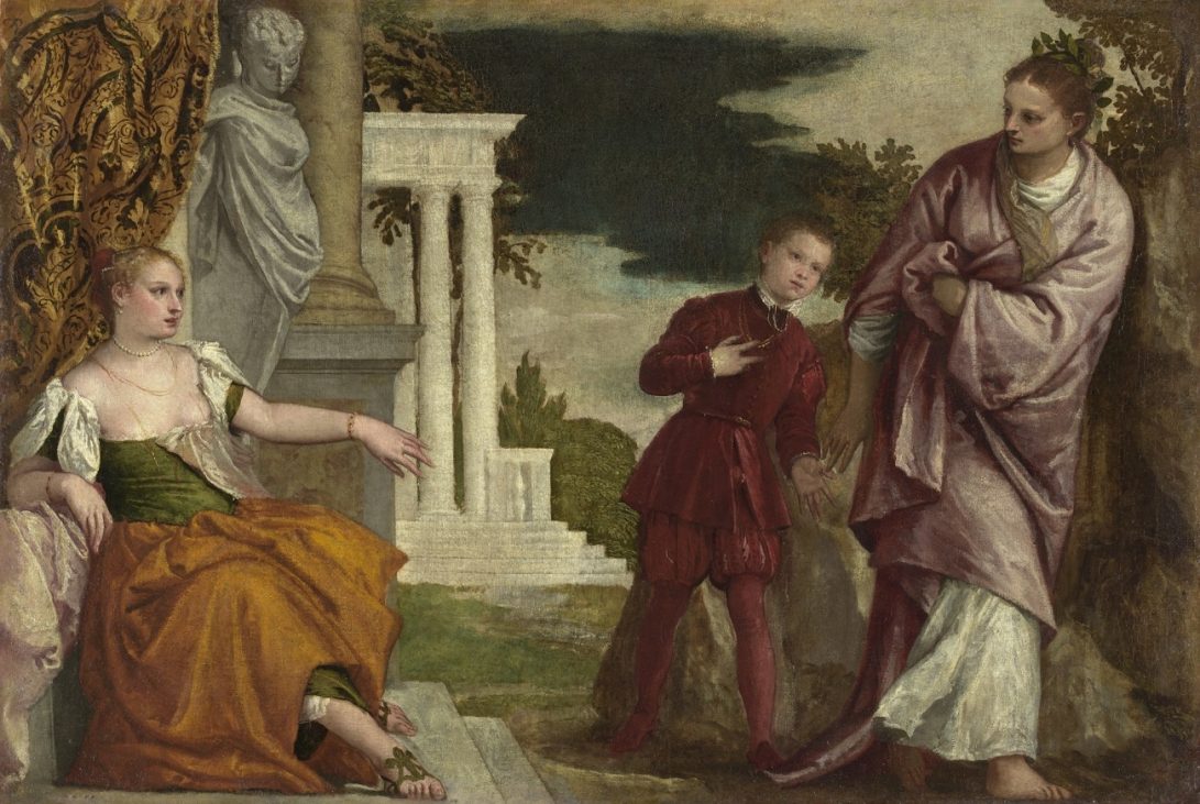un joven de la familia sanuto elige la virtud frente al vicio