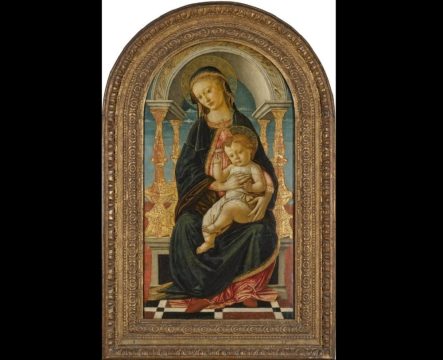 botticelli, the virgin and child enthroned, sothebys