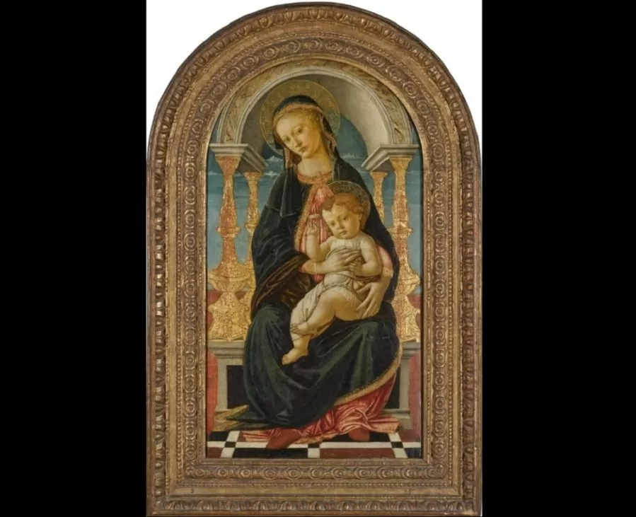 botticelli, the virgin and child enthroned, sothebys