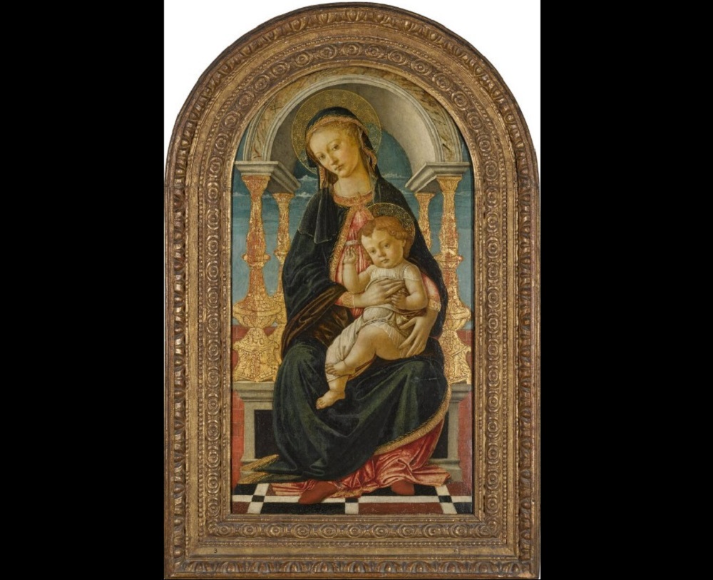 botticelli, the virgin and child enthroned, sothebys
