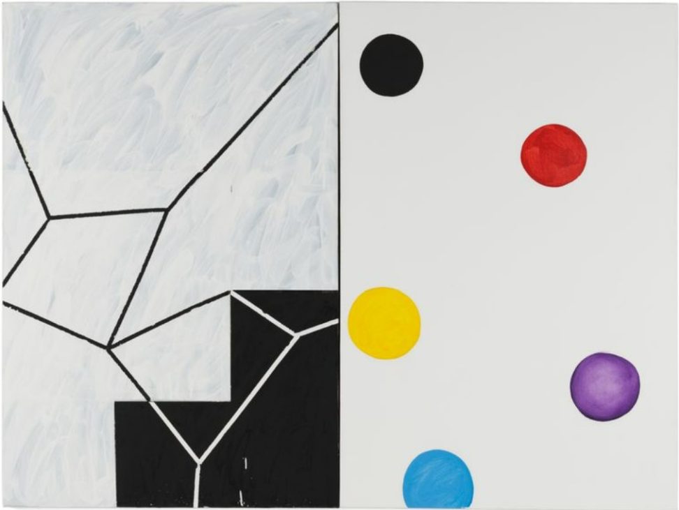 cirque mix, 1995, mary heilmann