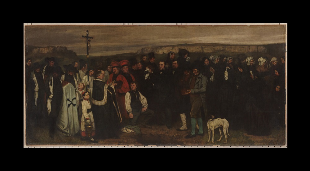 courbet, inmormantare la ornans