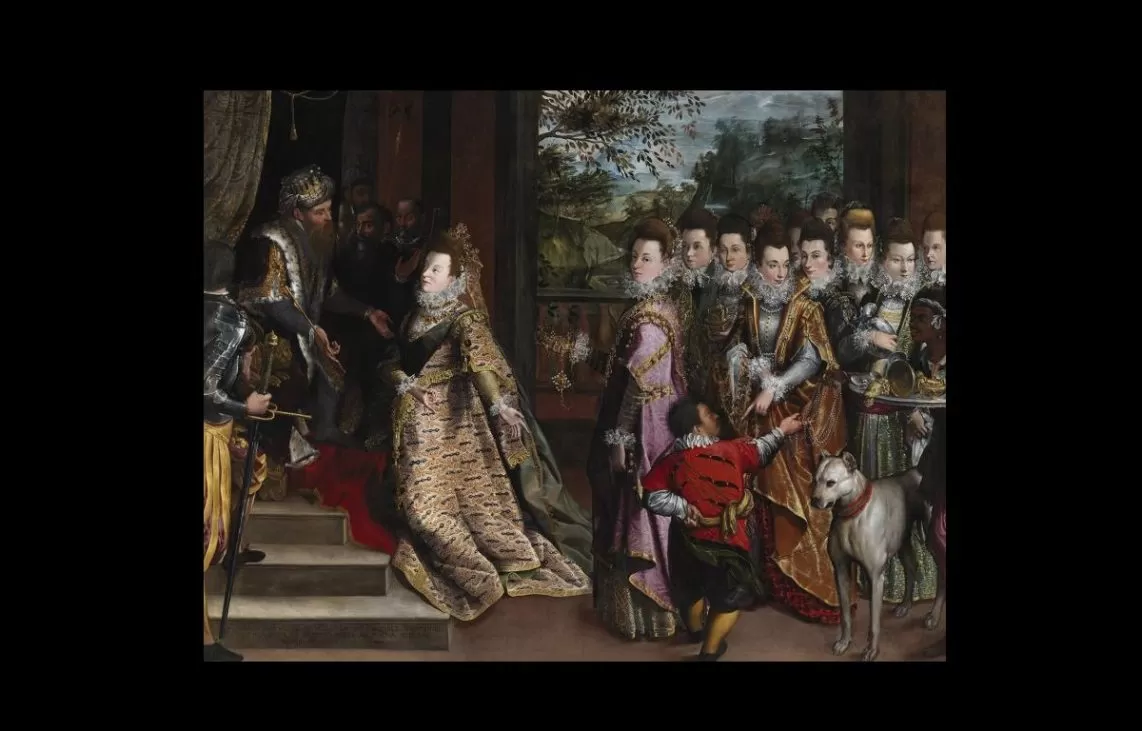 fontana, visit of queen of sheba to king solomon, national gallery of ireland