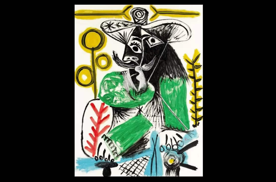 homme assis, picasso, sothebys