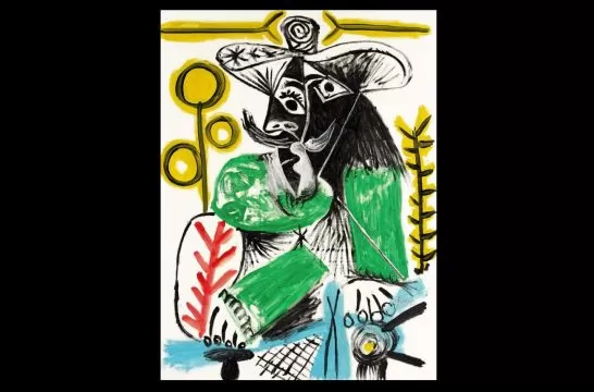 homme assis, picasso, sothebys