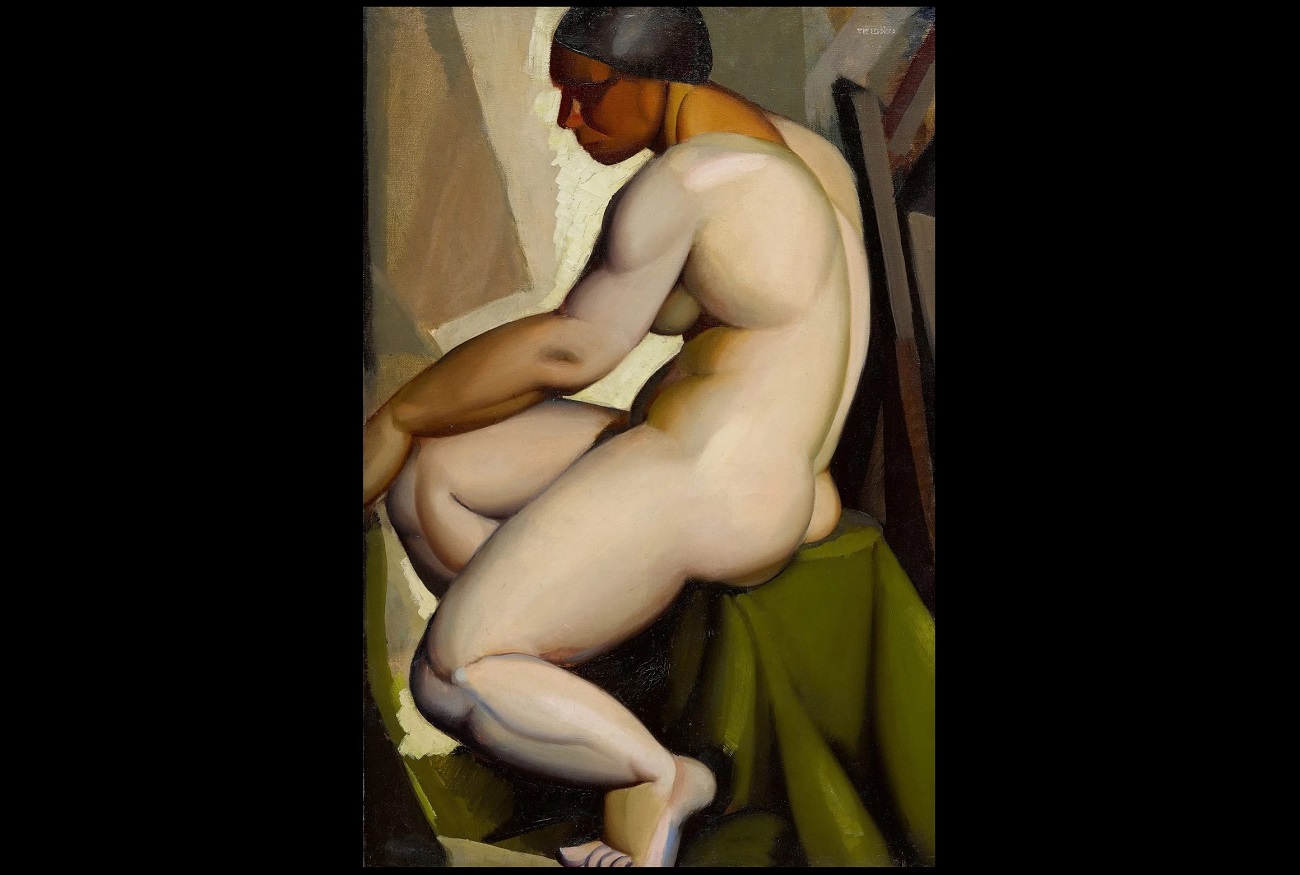 lempicka nu assis de profil, sothebys