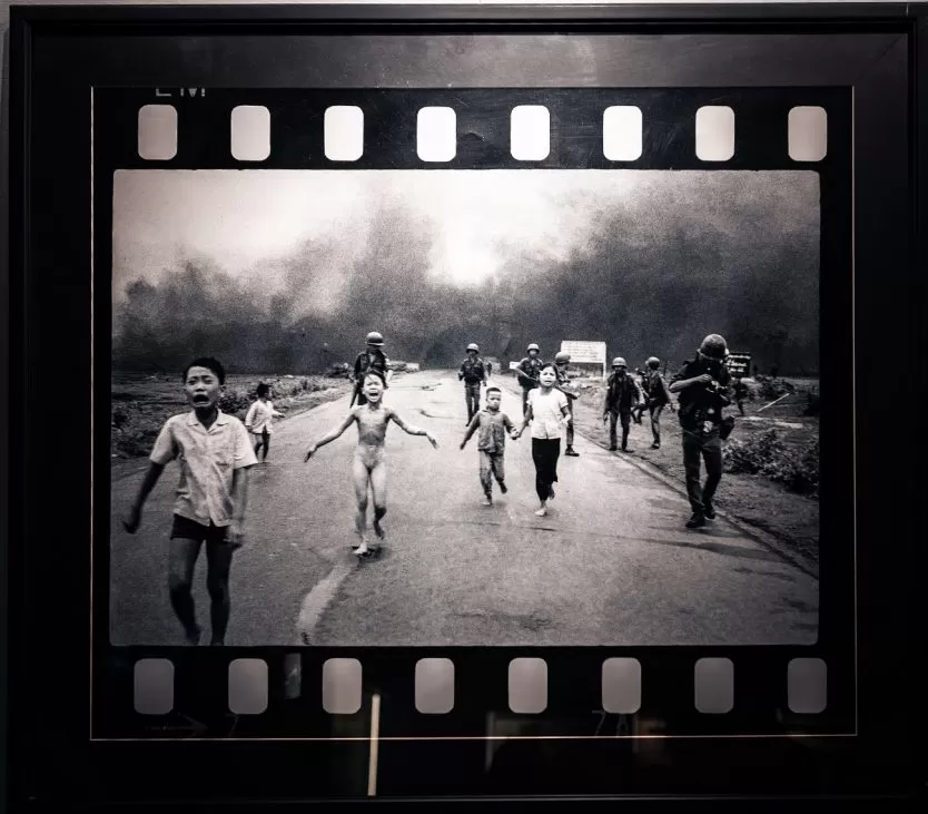 a,powerful,photograph,displayed,at,the,war,remnants,museum,in
