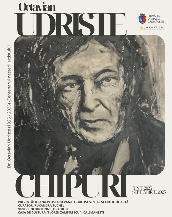 afis vernisaj expozitia chipuri dr. udriste vf