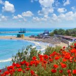 landscape,with,eforie,sud,beach,at,black,sea,coast,,romania