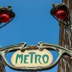 paris,,france,,feb.,2,,2019,,detail,metro,sign,,outside,on
