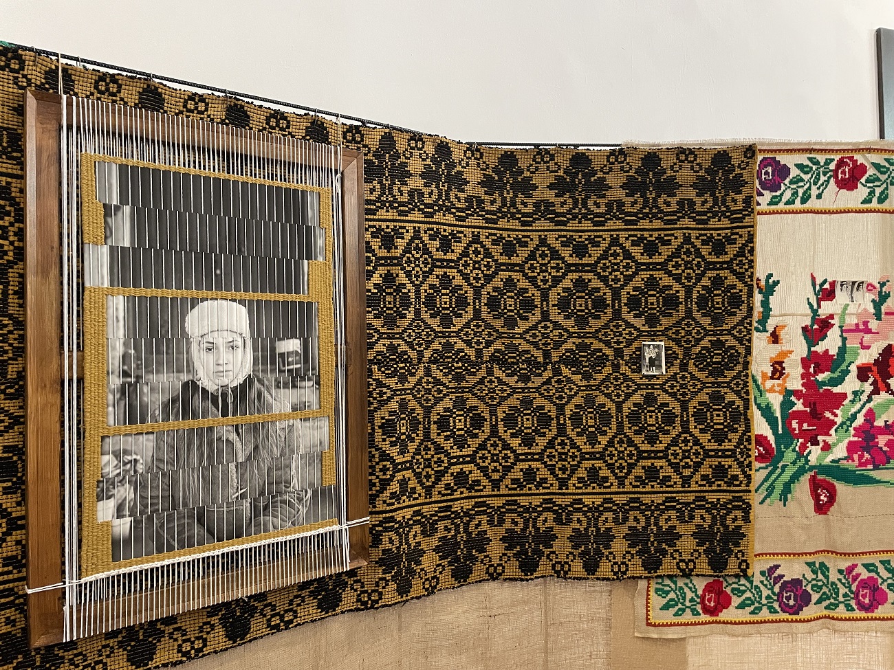 instalație alexia popescu, detaliu, curatorial