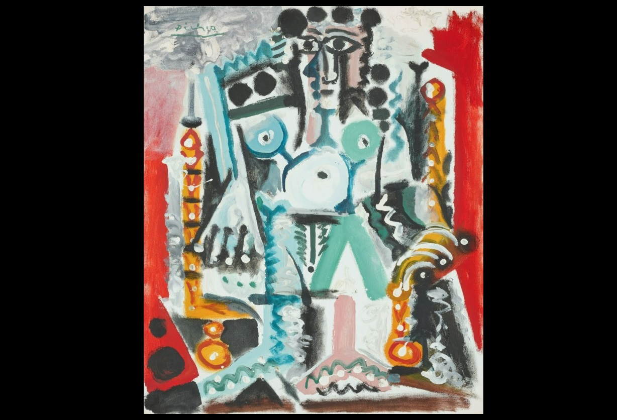 nu assis dans un fauteuil, nud, picasso