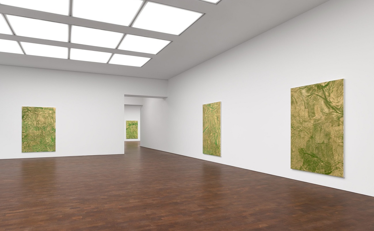 rudolf stingel, gagosian 1