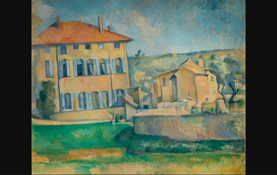 cezanne, house and farm at jas de bouffan, galeria nationala praga